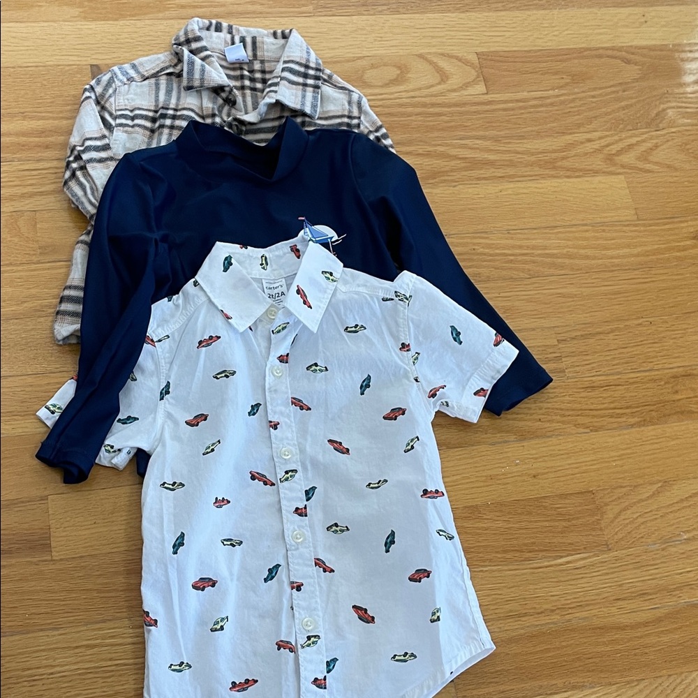 Boys 2t bundle 9 pieces Carter’s vest and Columbia jacket - Picture 6 of 7